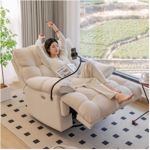 太空頭等多功能單人沙髮電動雲朵搖椅客廳可睡可躺