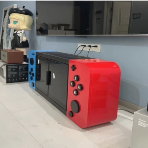 Switch遊戲機衕款電視櫃電競房收納櫃玩家小紅書衕款定製吊卡帶櫃